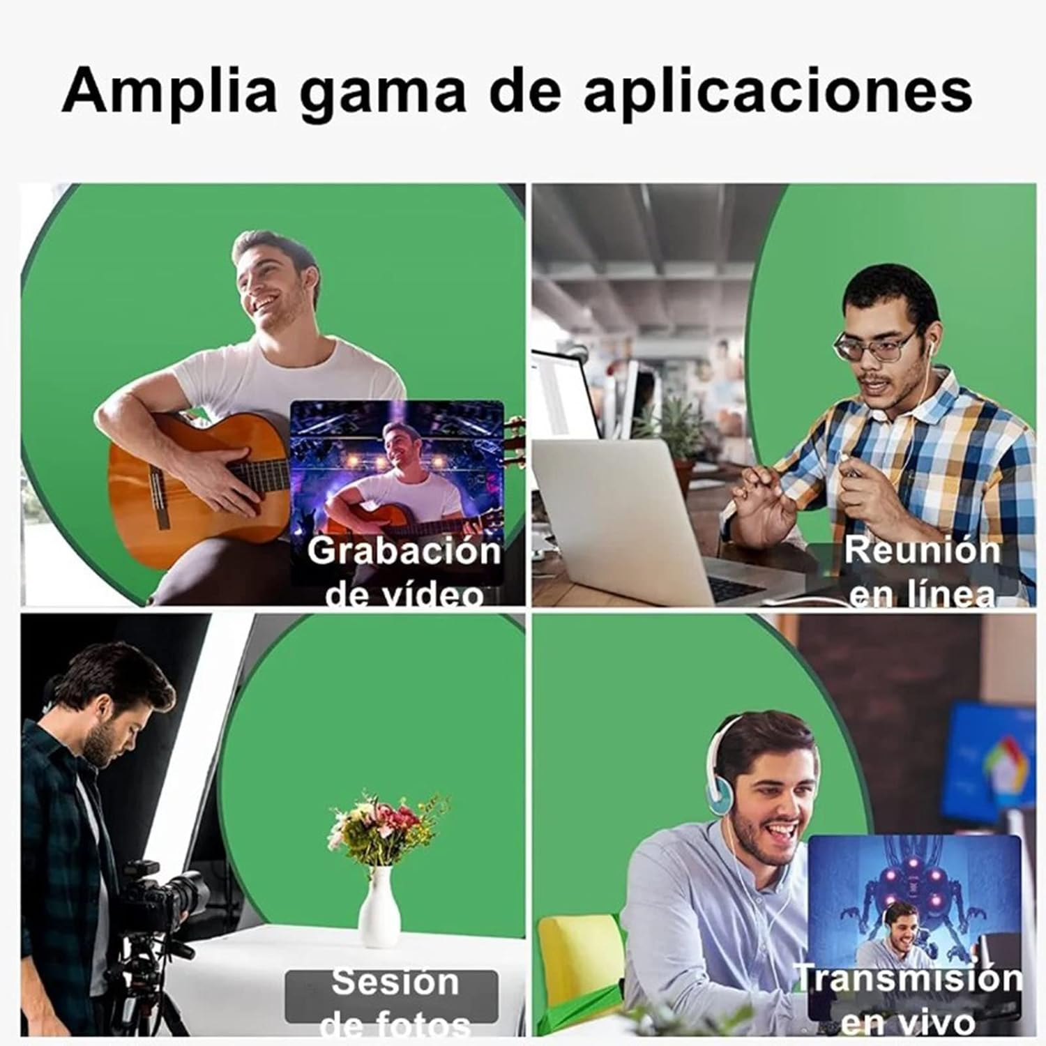 Green Screen, 142Cm round Portable Folding Backdrop for Video Recording, Photography, Live Streaming, Gaming, Small Collapsible Chair Background Cloth Greenscreen, Easy Setup image number 5