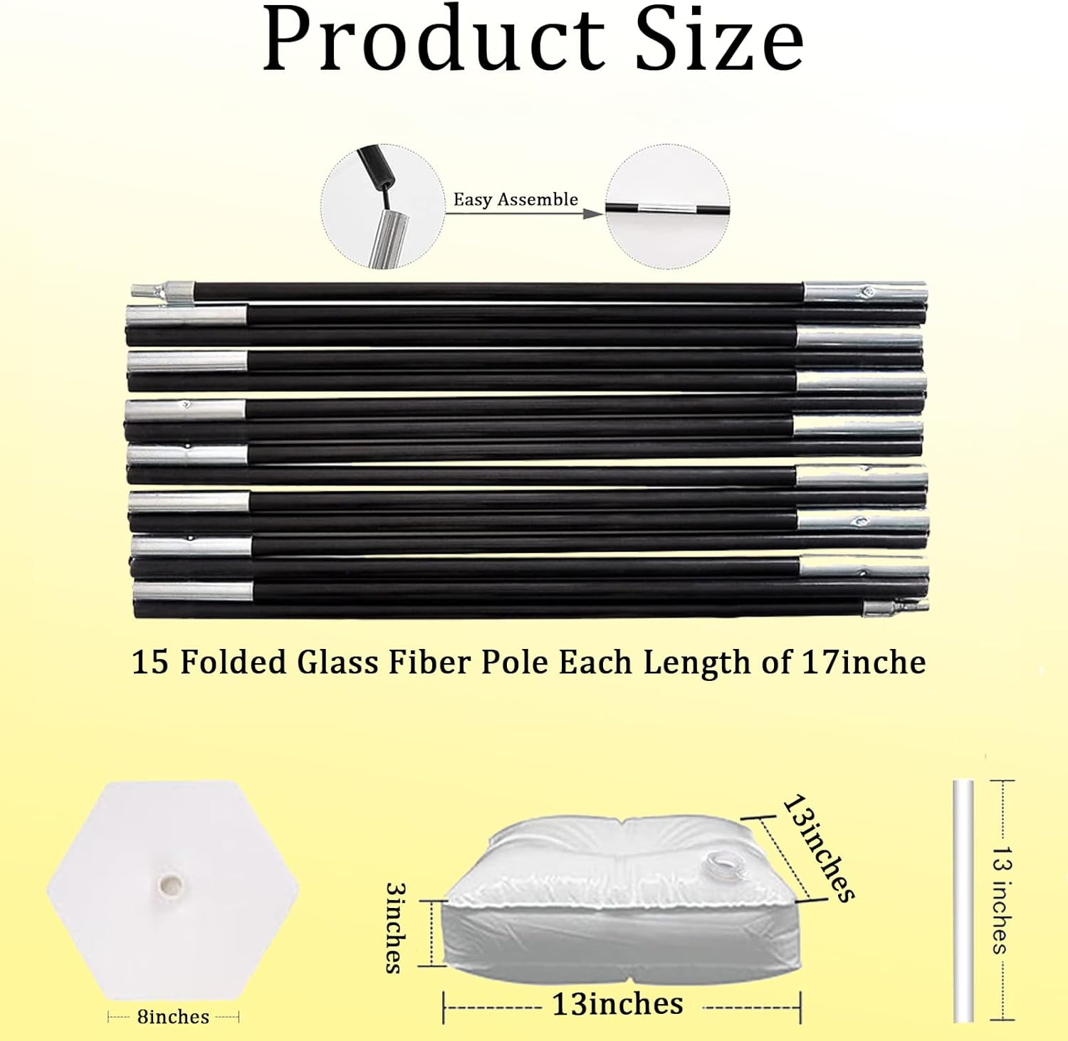 Balloon Arch Kit with Stand & Base, 9FT Tall & 10FT Wide Adjustable Backdrop for Birthday, Graduation, Wedding Party Decorations image number 5