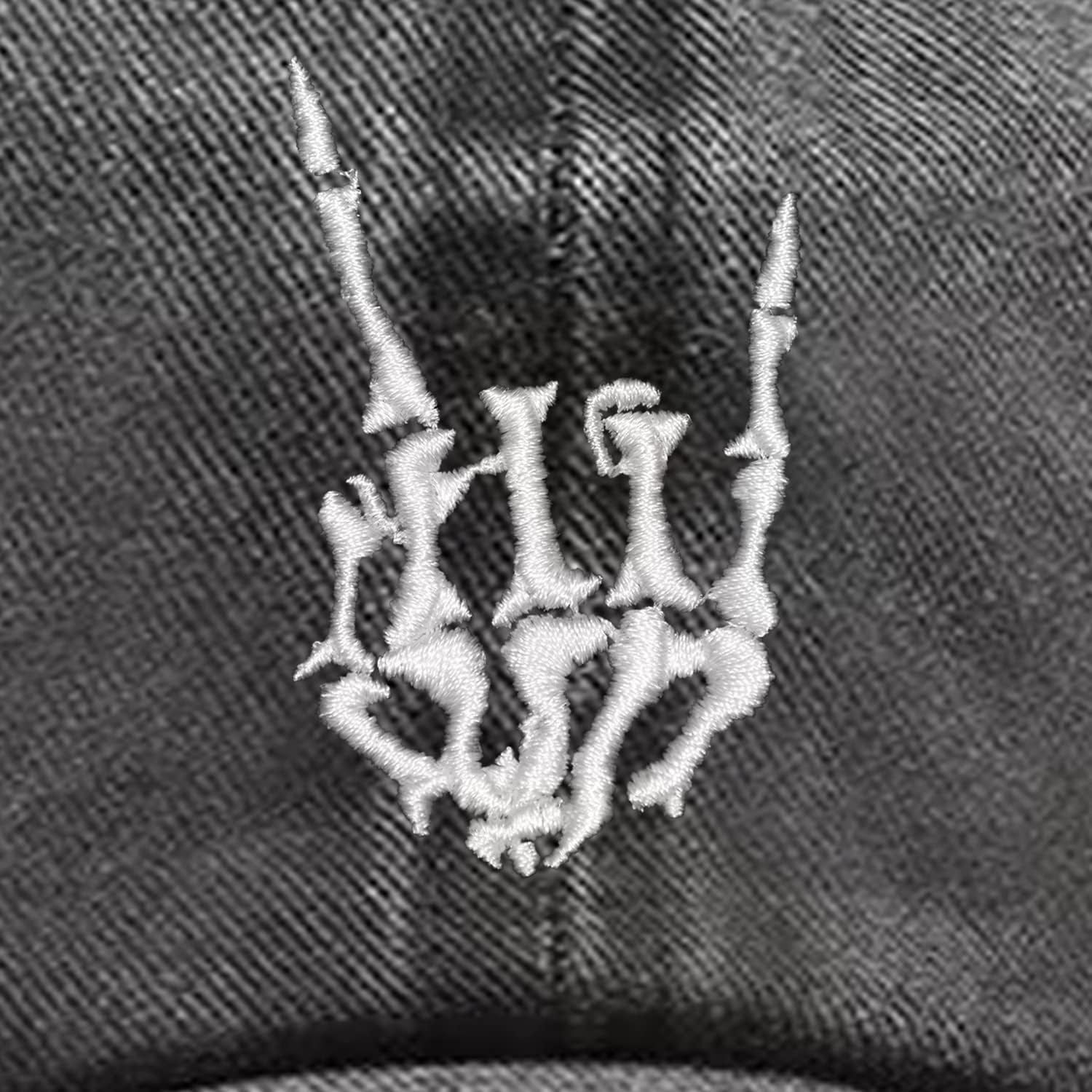 Halloween Skull Knit Beanie Hats/Baseball Cap for Men Women Emo Cool Gothic Gifts Goth Skeleton Winter image number 1