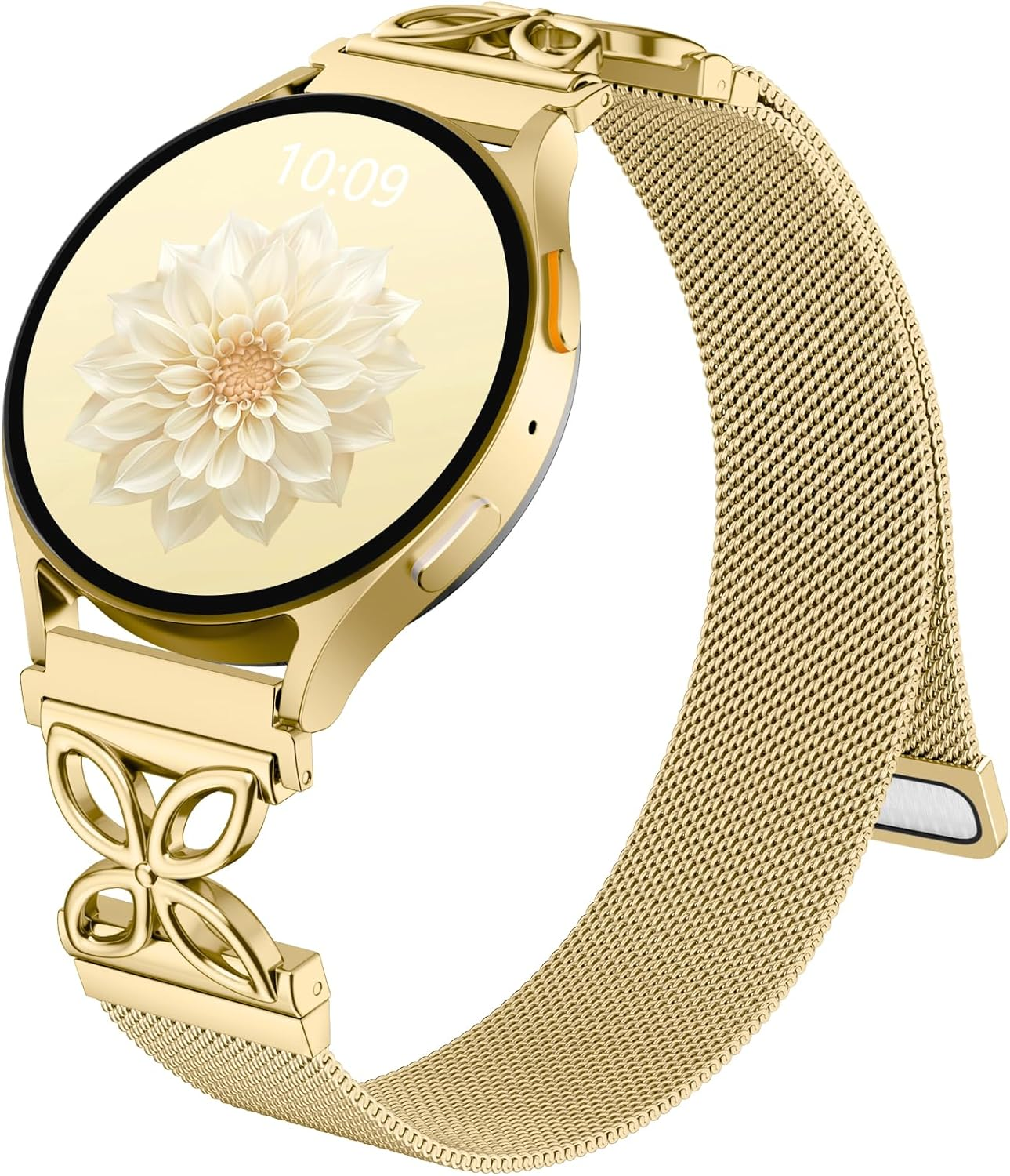 Magnetic Milanese Mesh Loop Compatible with Samsung Galaxy Watch 7 6 5 4 FE Active 2 40Mm 44Mm Band/Galaxy 5 Pro 45Mm/ 6 4 Classic Bands, 20Mm Metal Stainless Steel Strap for Samsung Watch Women Men