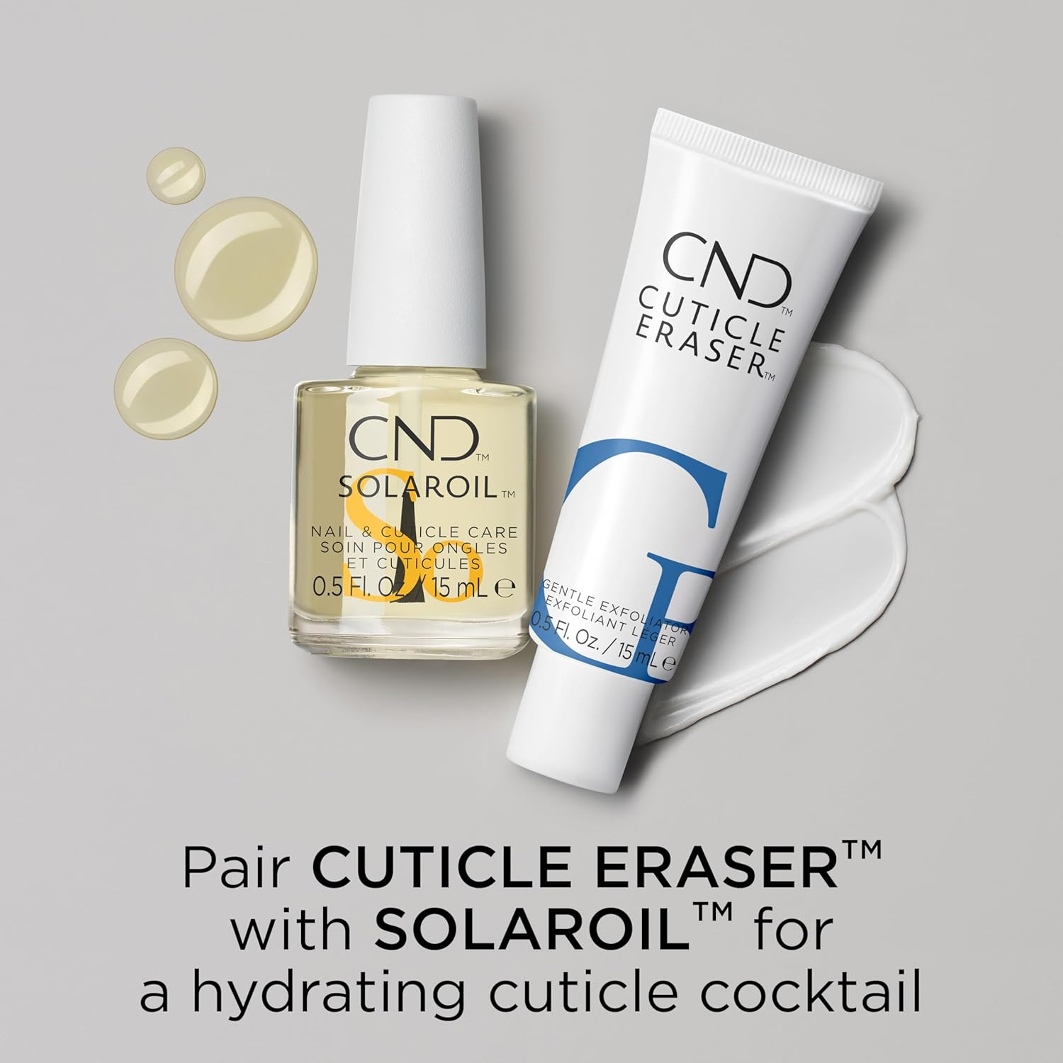 CND Cuticle Eraser Gentle Exfoliator for Women 0.5 Oz Cream image number 3