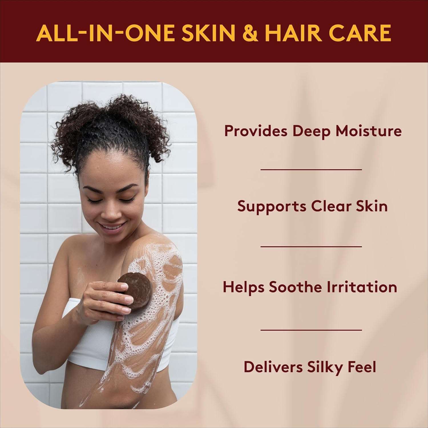 OKAY Pure Naturals OKAY Pure Naturals African Black Jelly Soap, 6 Ounce, (OKAY-SABJ6) image number 1