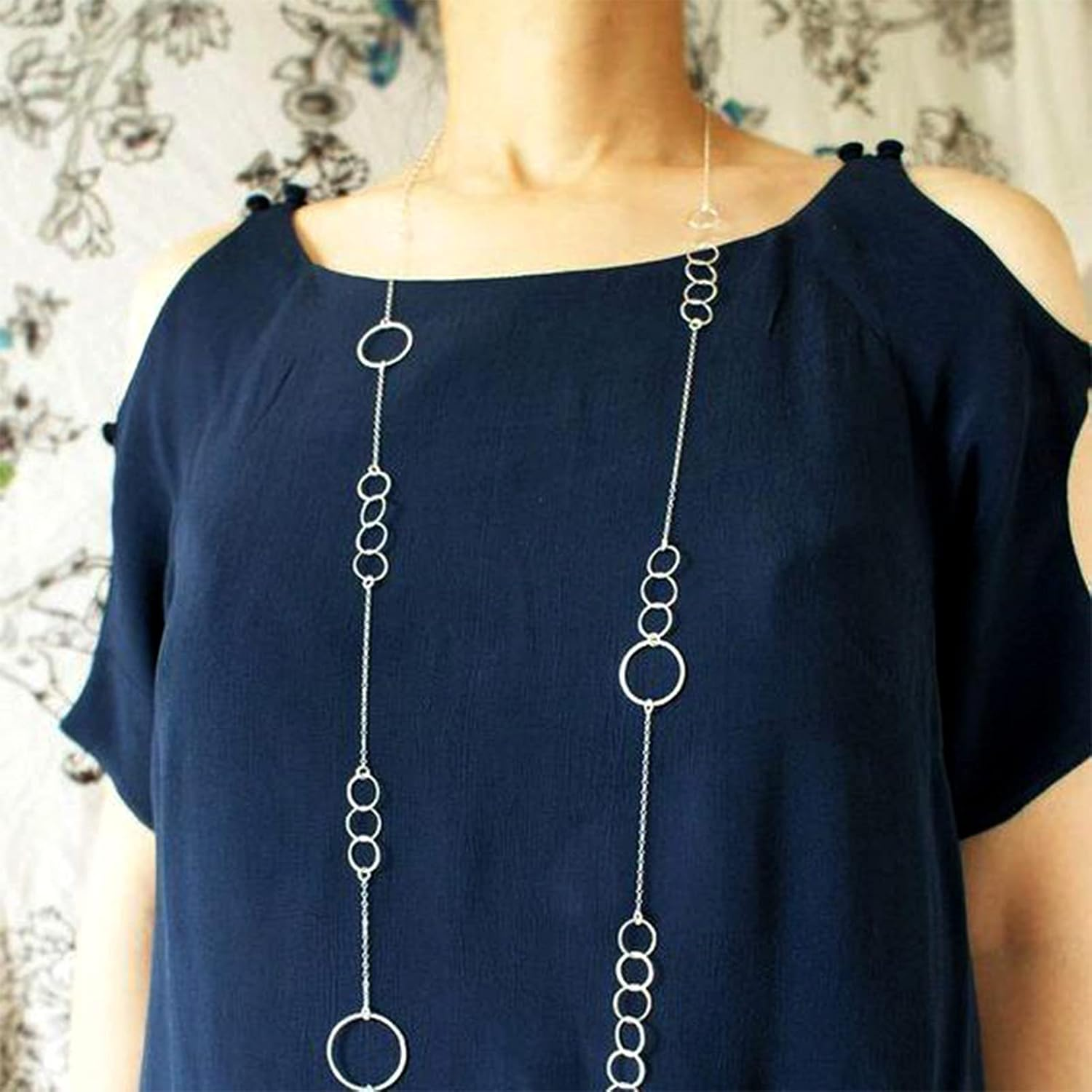 Pandahall Brass round Hollow Charms Pendants image number 5