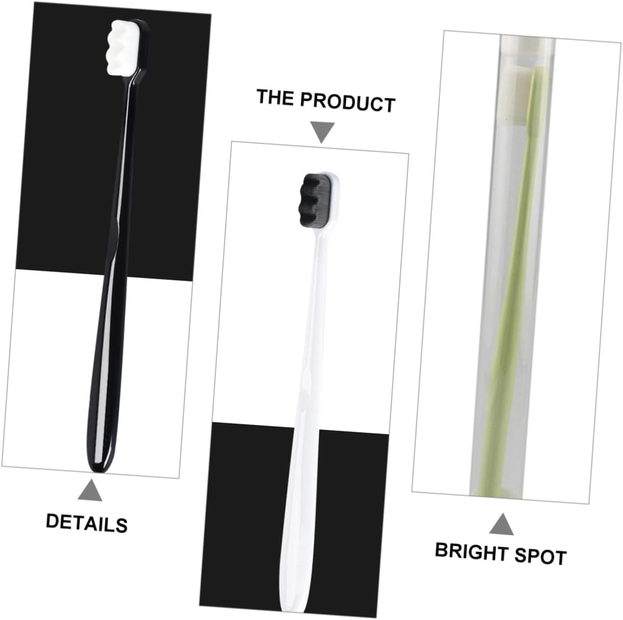 HONITANO Micro Nano Toothbrush Ultra-Fine Bristles 6Pcs Set Soft Bristle Toothbrushes for Pregnant Women and Postpartum Oral Care image number 5