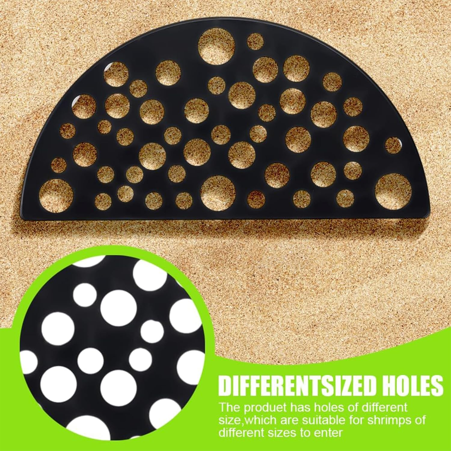 2 Pack Aqua Safe Shrimp Caves - 100% Safe Molting Hideouts for Shrimps & Nano Fish,Black Aquarium Breeding Caves for Shrimps Aquarium Fish Tank Decoration image number 3