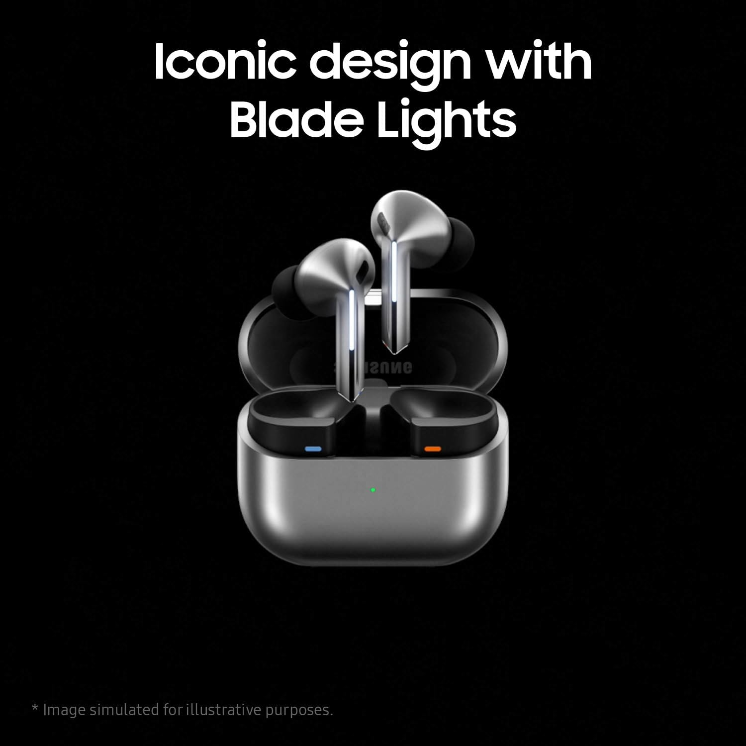 Samsung Galaxy Buds3 Pro Wireless Earbuds, Silver image number 4