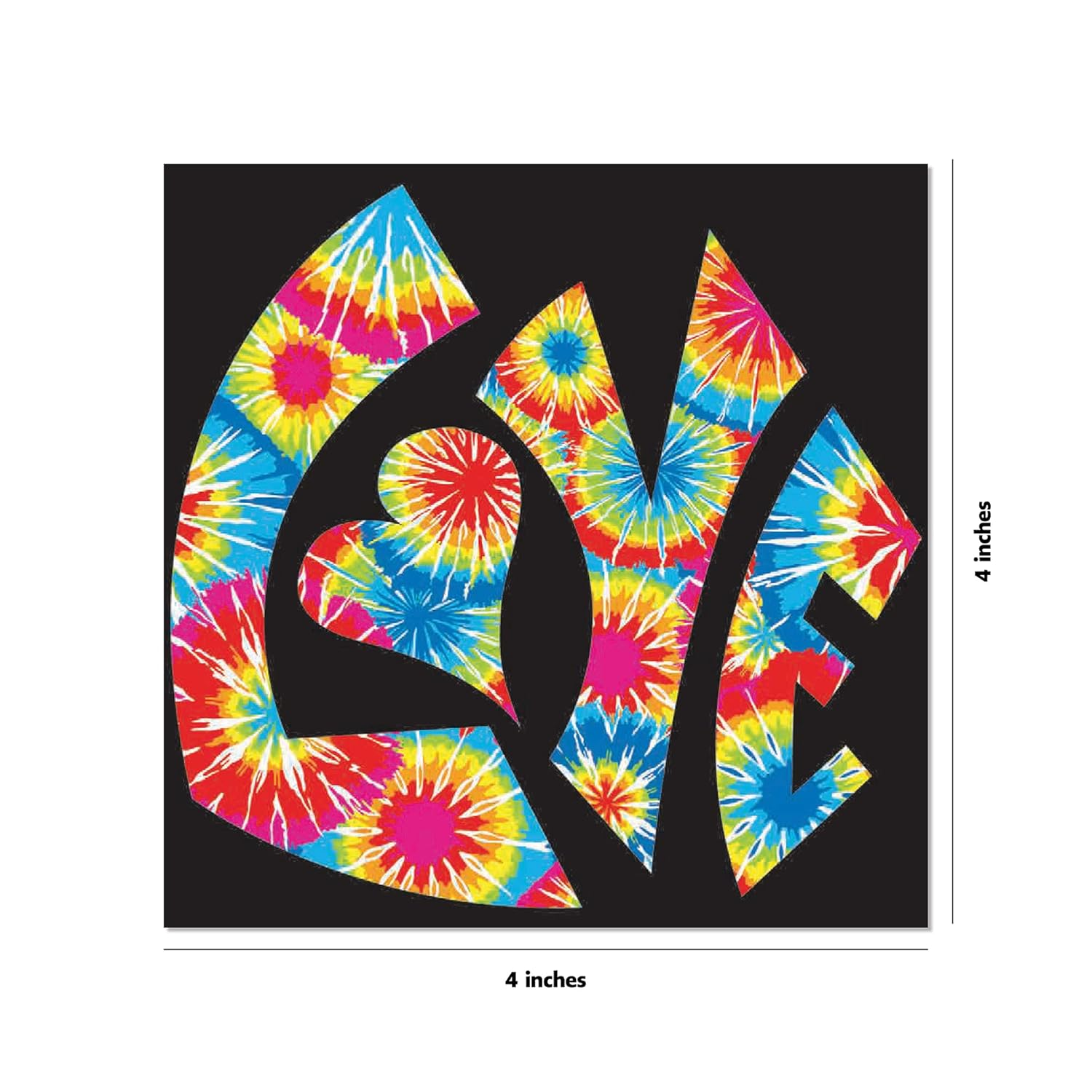 Origami Paper 300 Sheets Tie-Dye Patterns 4" (10 Cm): Tuttle Origami Paper: High-Quality Double-Sided Origami Sheets Printed with 12 Different Designs image number 6