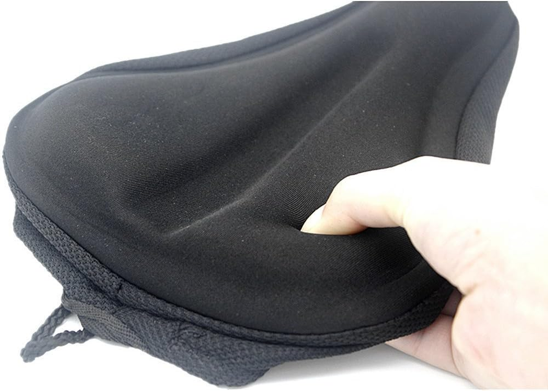 AISHEMI Soft Child Bike Saddle Gel Seat Cushion Pad Breathable Cycling Kids Bicycle Saddle Cover 9"X6" for Most Children Bicycle Tricycle Banlance Bike (Pink) image number 4