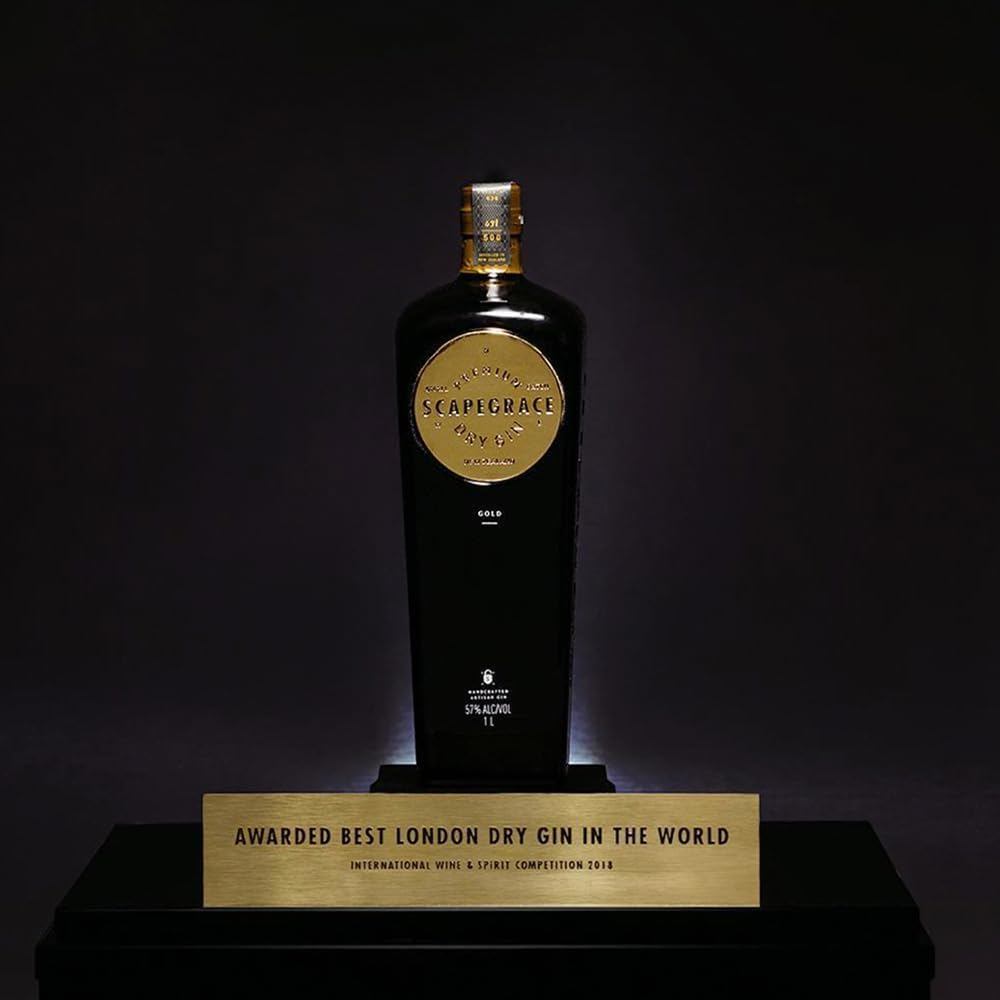 SCAPEGRACE Gold 57% - Premium Dry Gin - Small Batch - Navy Strength - Distilled with Glacier Water - 70Cl image number 5