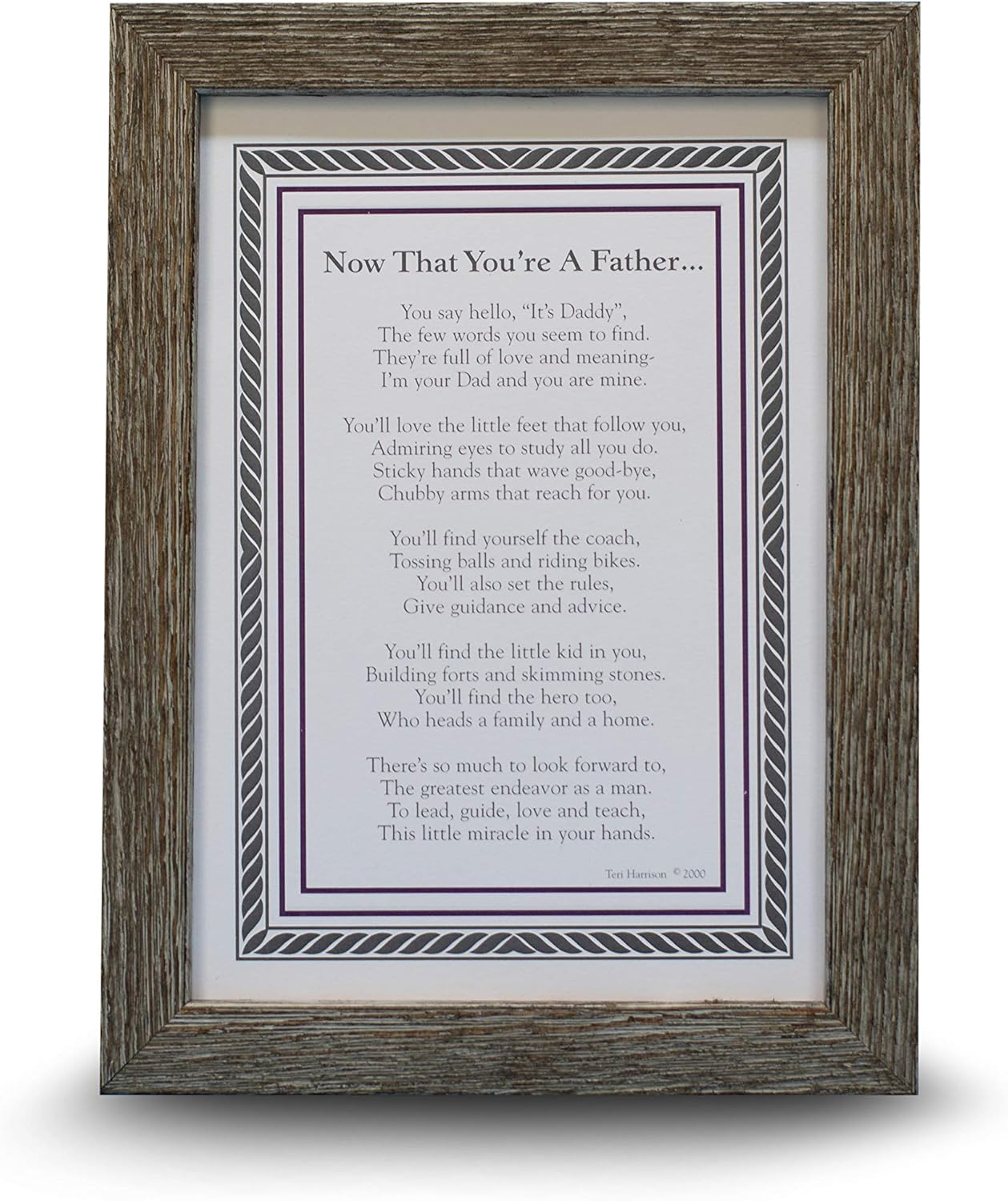 Now That You'Re a Father Frame- New Dad for Father'S Day, Birthday, Christmas image number 2