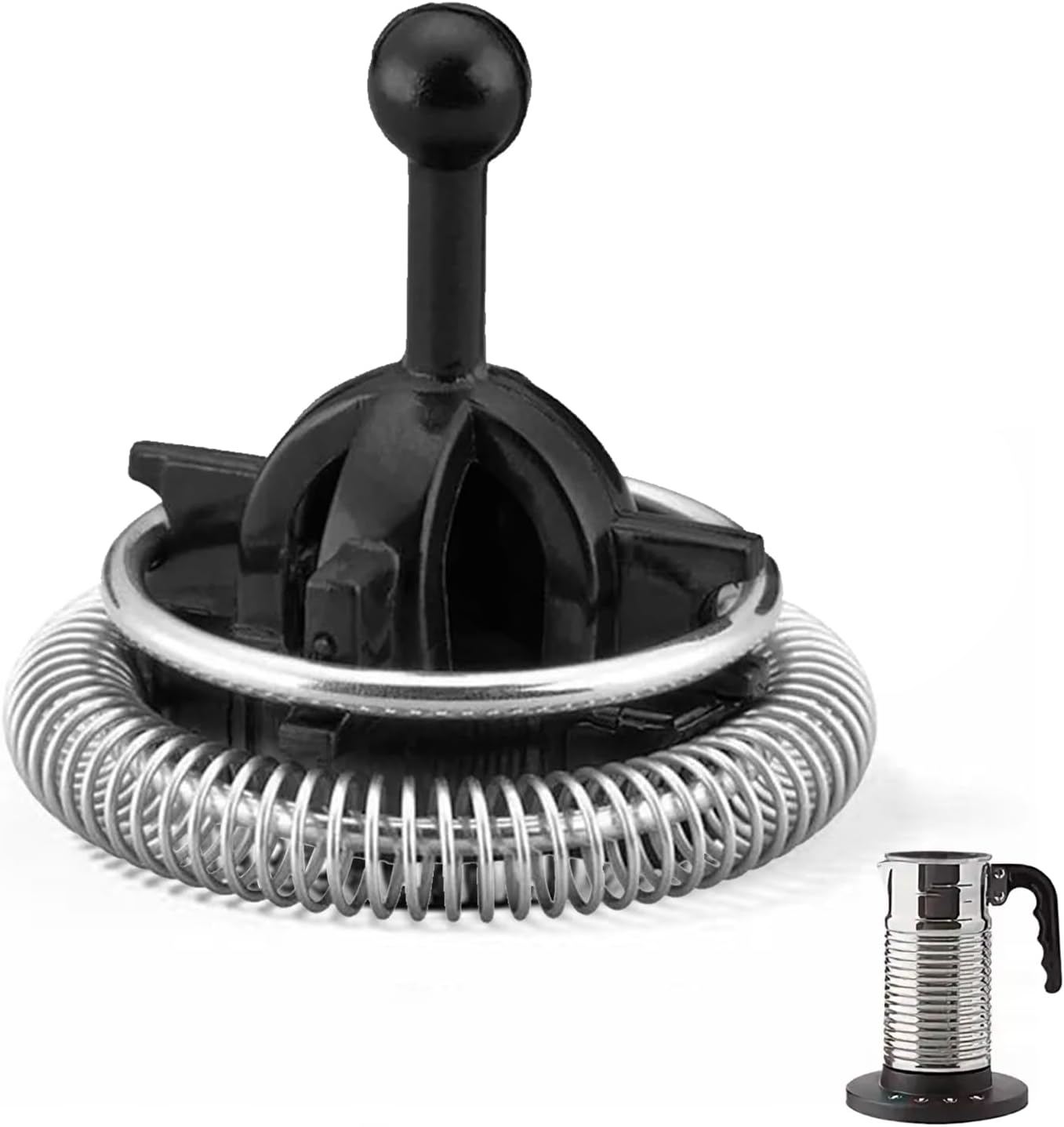 Frother Whisk Parts Milk Whisk for Aeroccino 3/4/Plus Milk Frother Replacement Milk Frother for Nespresso,Coffee Machine,Tea,Espresso image number 4