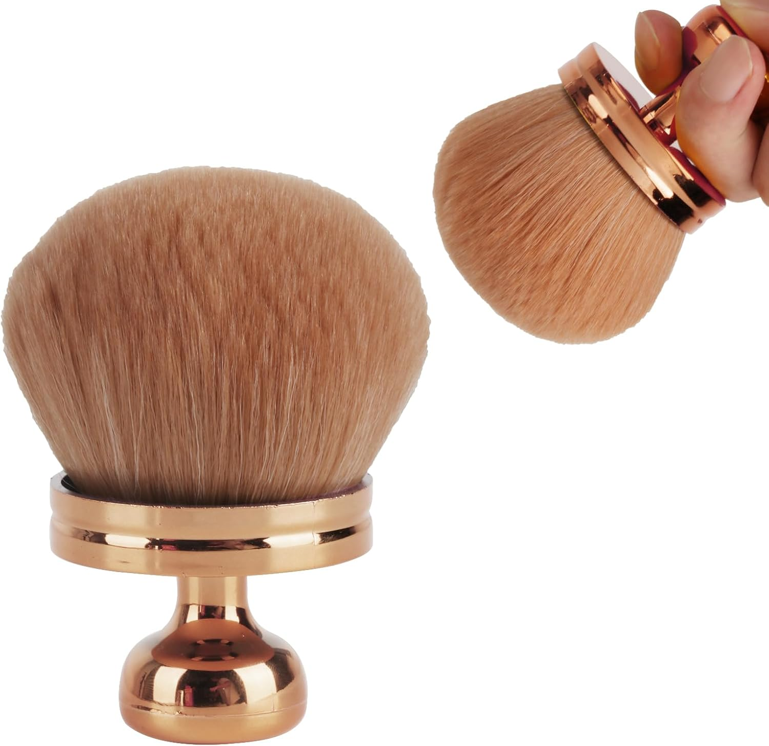 Extra Large Body Makeup Brush, Large Self Tanning Brush for Self Tanner Back Applicator, Oval Leg Face and Body Tan Brushes for Bronzers Blending Bronzing Brushes Tool Makeup Applicator image number 2