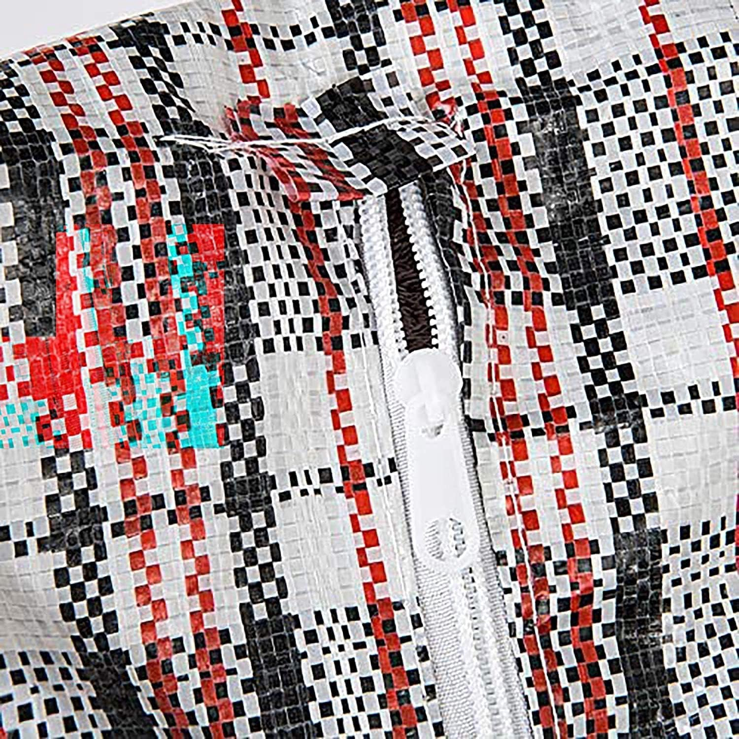 3 Pack EXTRA LARGE Strong and Durable Laundry Bags | 80Cm X 60Cm | Ideal for Laundry/Moving House/Shopping/Storage | Reusable Store Zip Bag image number 5