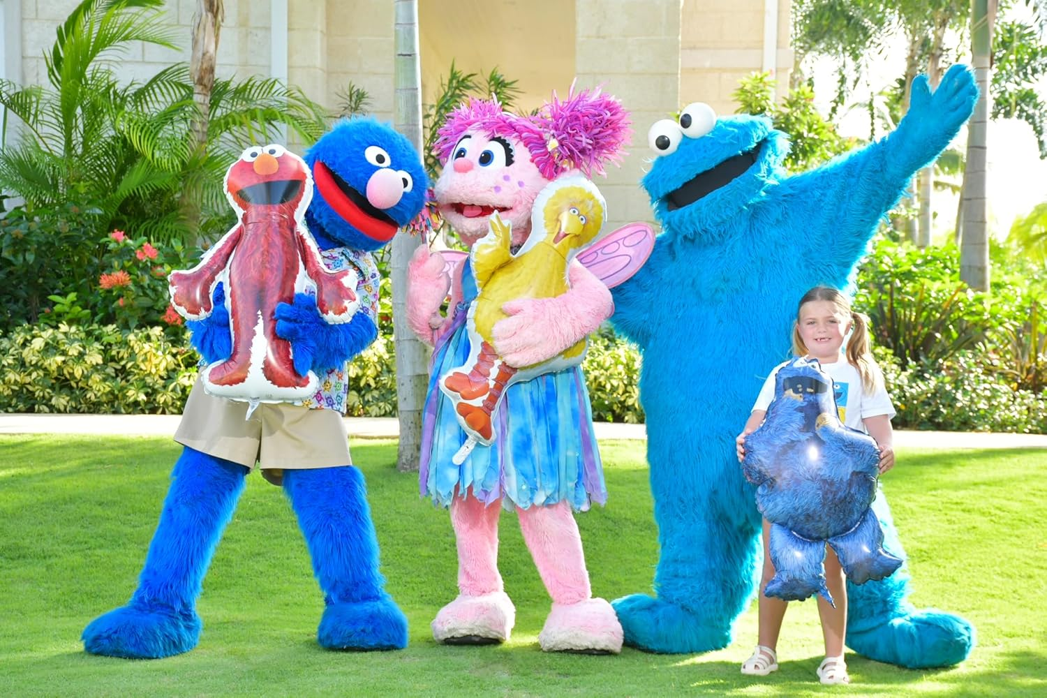 Toyland&reg; Sesame Street Foil Balloon 3 Pack - 1 X 39" Big Bird, 1 X 37" Elmo & 1 X 35" Cookie Monster Characters - Kids Party Decorations image number 1