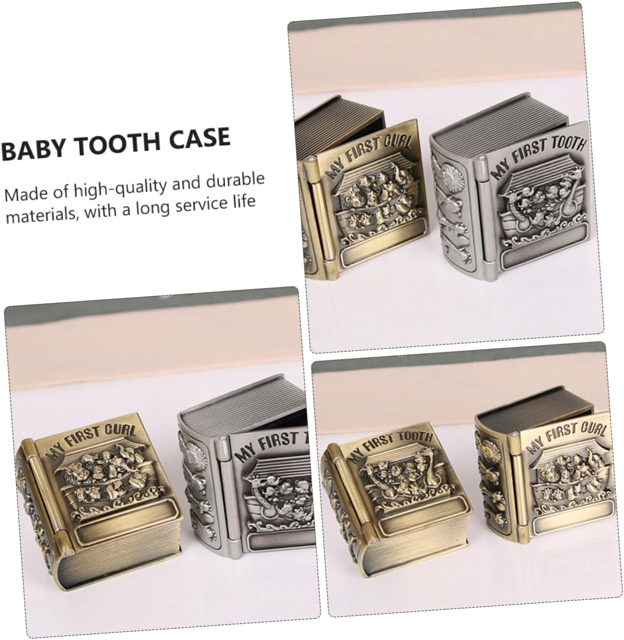 ERINGOGO Special Memory Storage Box Fetal Box Tooth Holder Tooth Keepsake Organizer image number 3