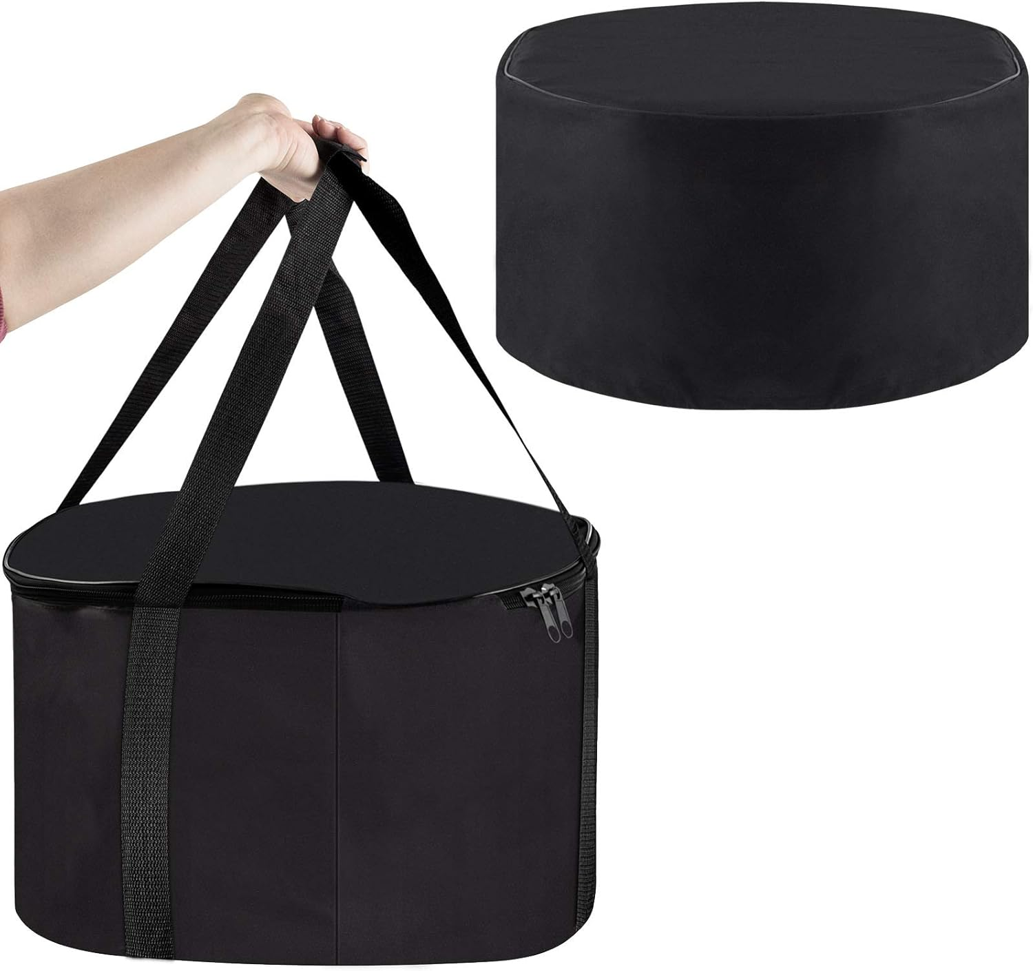 Carry Bag and Cover for Outland Firebowl 893 Deluxe Outdoor Portable Propane Gas Fire Pit, Fit for Outland Firebowl 823 870, 19 Inch Dia, Water-Resistant image number 6