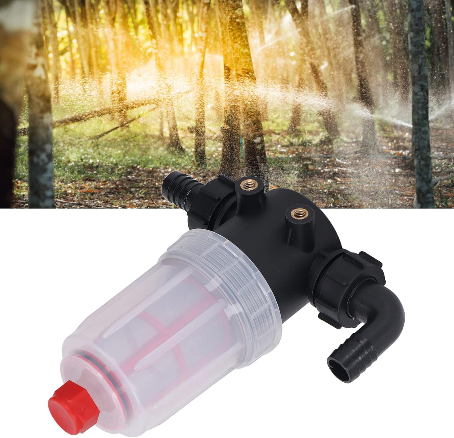 Tnfeeon Agricultural Sprayer Filter, 304 Stainless Steel and Plastic, 50 Mesh Garden Hose Filter for Efficient Water Filtration (25Mm G3/4) image number 4