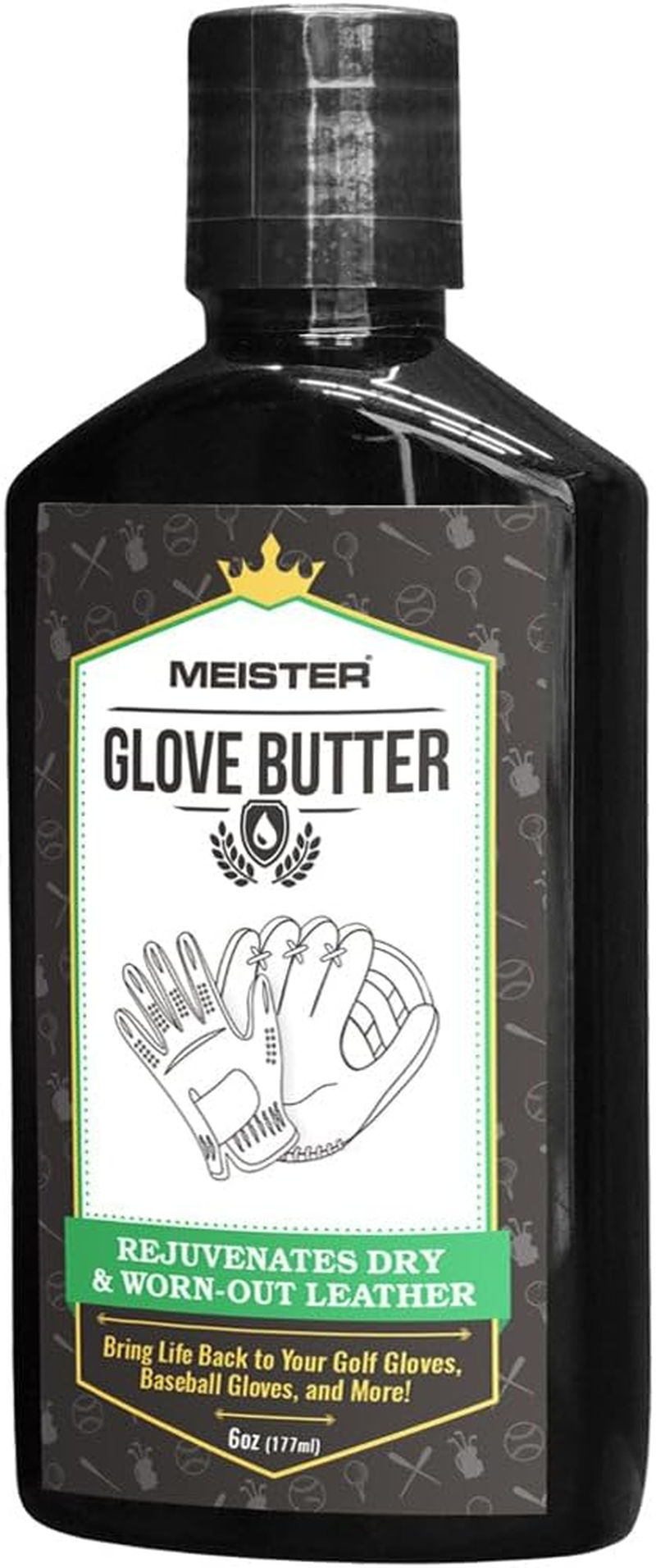 Meister Glove Butter (6 Oz.) - Rejuvenates Golf, Baseball and Other Leather Gloves image number 2