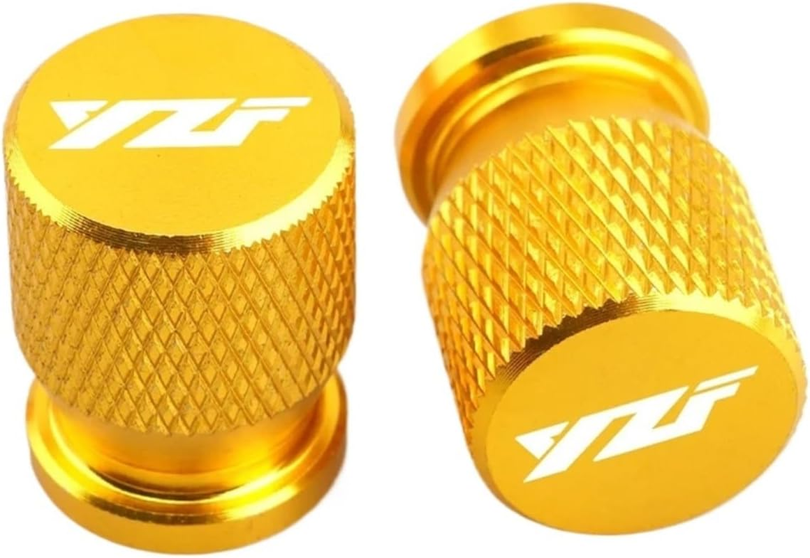 YZF R1 R3 R6 R25 R125 R7 Motorcycle CNC Tire Stem Air Cap Airtight Cover Wheel Valve Caps(Blue)