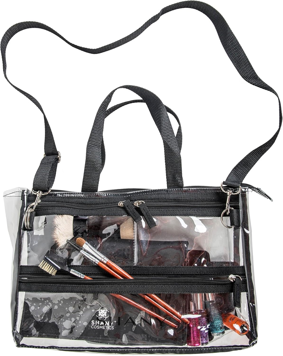 SHANY Clear Travel Makeup Bag - Cosmetics Organizer - Game Changer image number 4