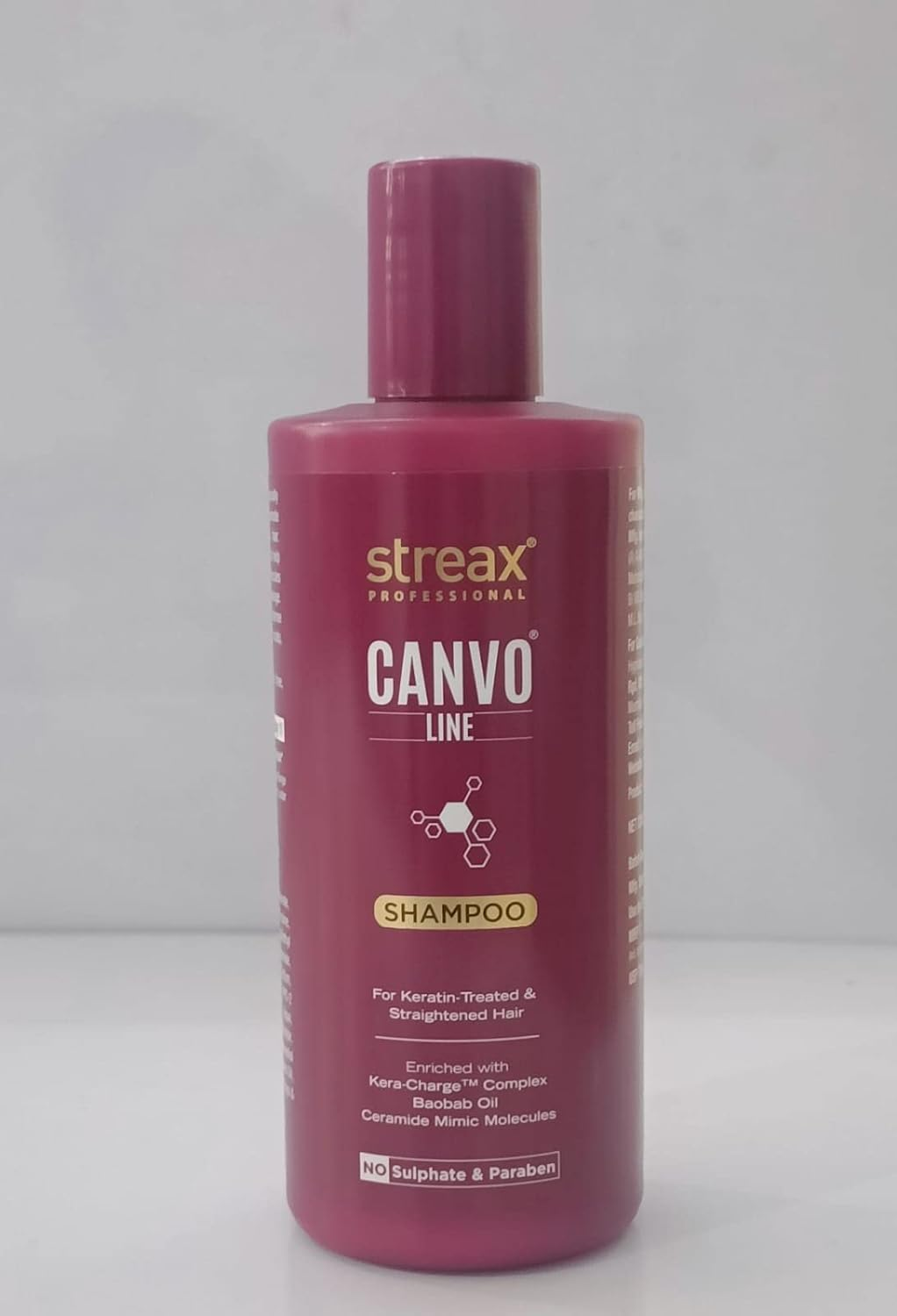 Streax Professional Canvoline Straightening Post Care Shampoo for Women | Chemically Treated Hair - 250Ml | anti Frizz & Hair Breakage | Soft & Tangle Free Hair | Sulphate & Paraben Free image number 4