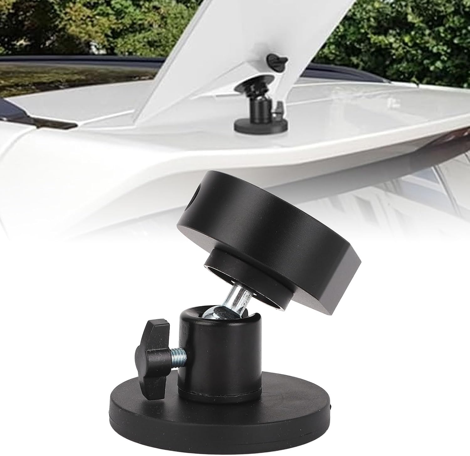 Adjustable Magnetic Mount for Mini, Aluminum Alloy Portable Magnetic Base Mounts on Car RV Fence Yachts for Mini image number 6