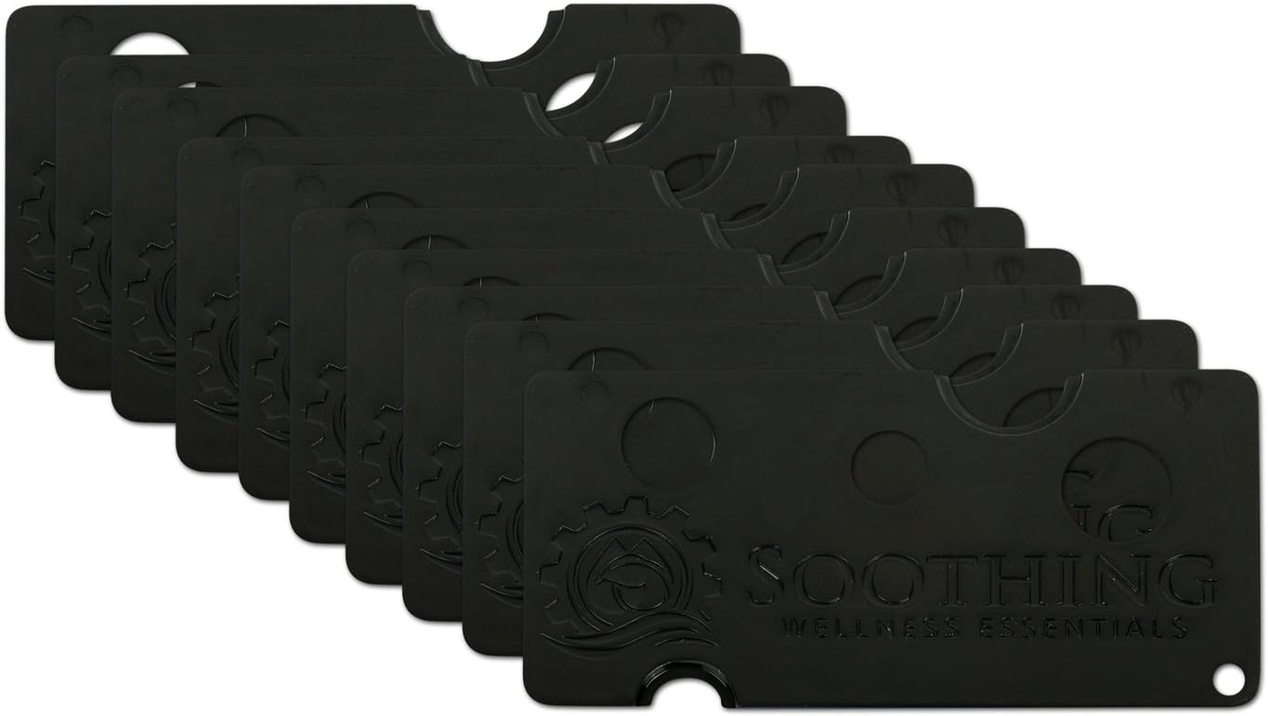 10 Pack Essential Oils Opener Key Tool Set - the Perfect Opener and Remover Accessory for Roller Balls and Caps on Most Bottles - for Doterra, Young Living, Aura Cacia & More (Jet Black) image number 5