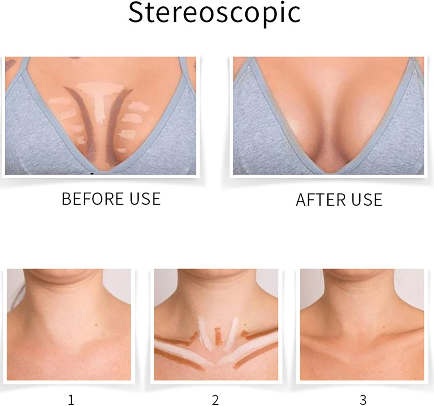 Jascherry 3 Colors Liquid Concealer Full Coverage Colour Corrector under Eye Makeup, Long Lasting for Dark Circles and Facial Redness Eye Concealer, Face Concealer Waterproof Hydrating with Brush Set - Elconcealer-024 image number 7