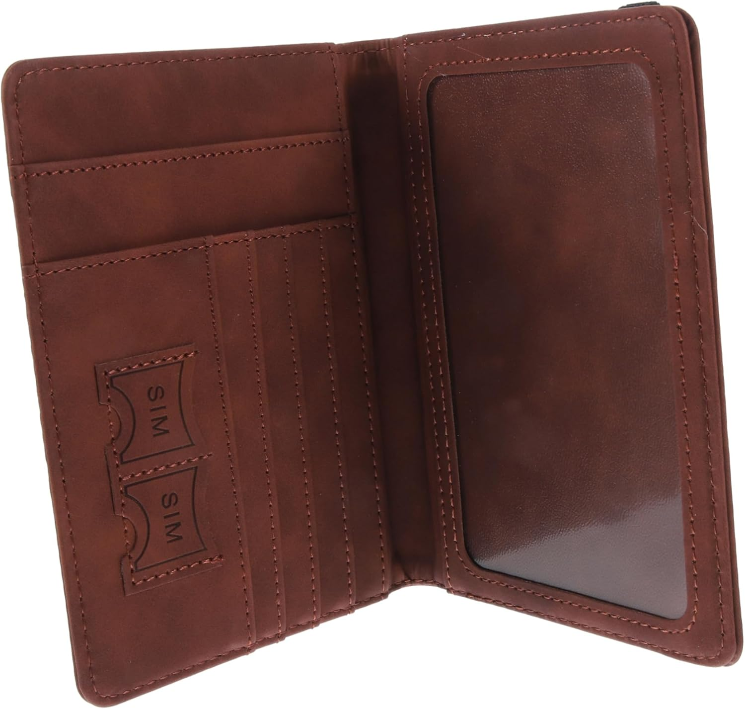 LABRIMP Travel Holder World Map Design Multi-Card Slots and Elastic Strap for Easy Organization for Documents and Tickets Pu Leather Material