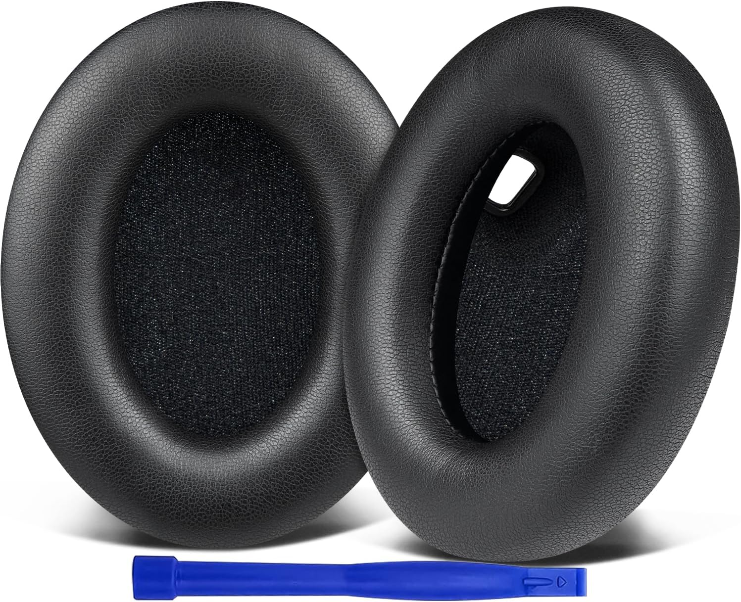 SOULWIT Replacement Earpads for Sony WH-1000XM4 (WH1000XM4) Headphones, Ear Pads Cushions with Noise Isolation Foam, Added Thickness, without Affecting Sensor-Black