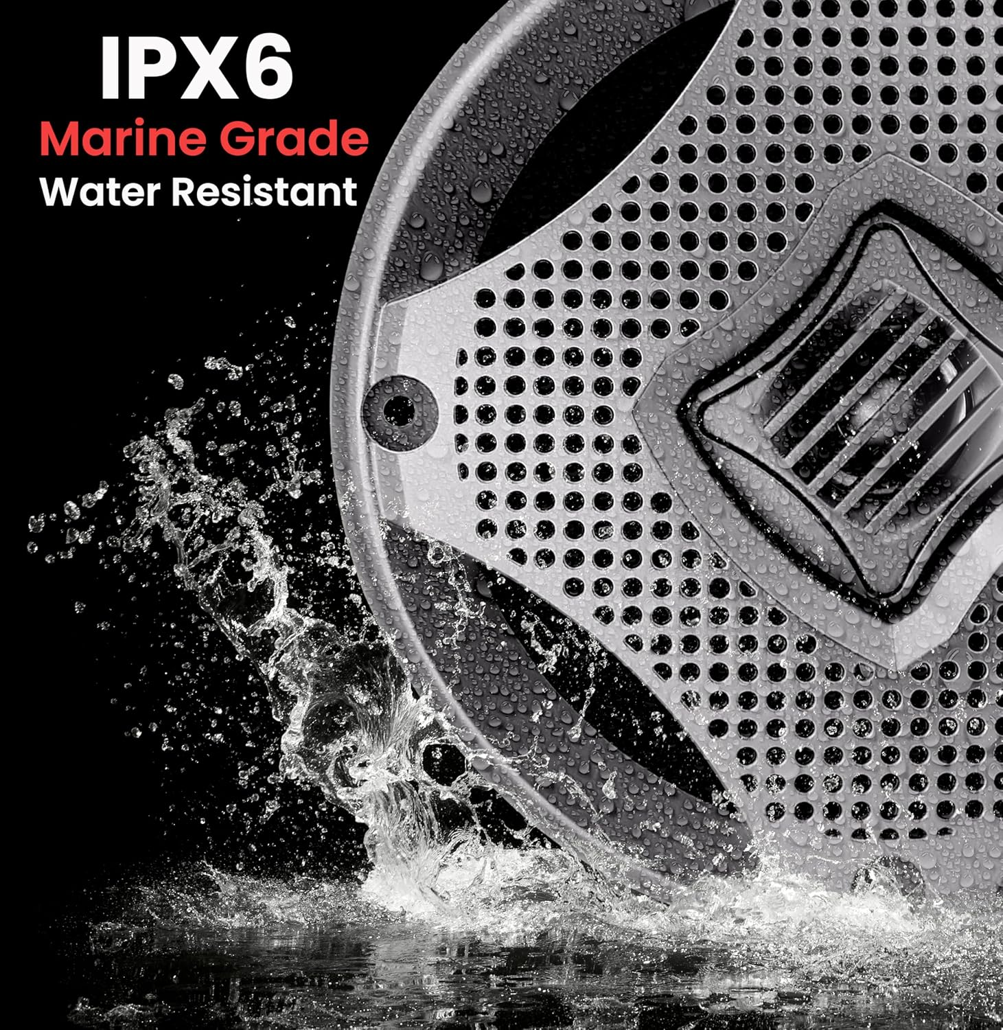 Lanzar AQ5CXS 400 Watts 5.25-Inch 2-Way Marine Speakers Silver image number 5