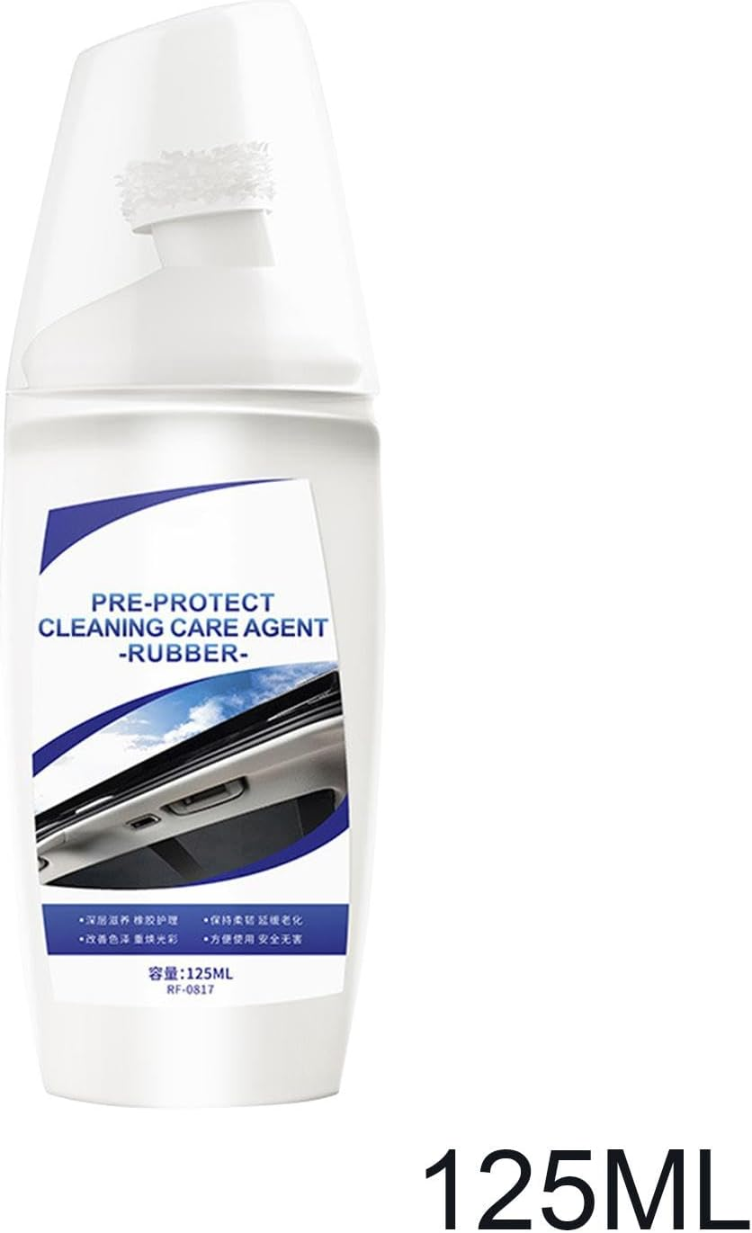 Car Rubber Seal Protectant,125Ml Weatherproofing UV Protection Car Rubber Care Conditioner - Automotive Saver Windowtrack Weatherstrip Rejuvenator for Gasket, Door, Door