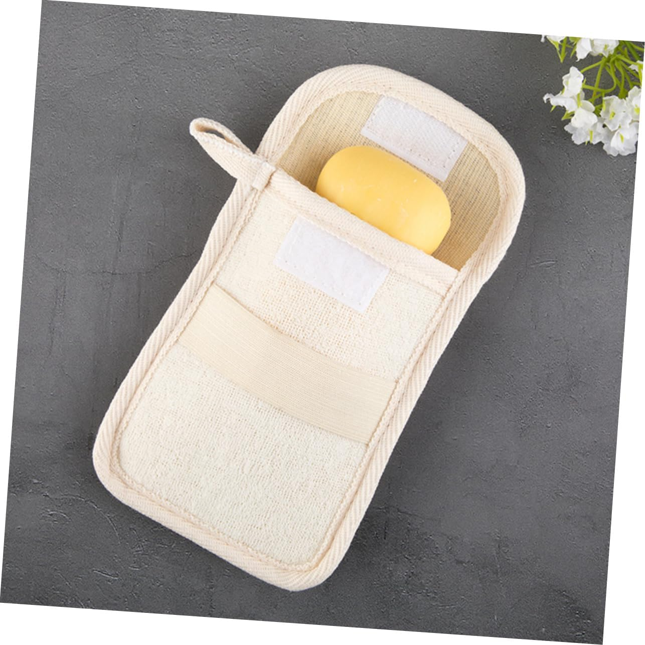 HEALEEP 2Pcs Soap Pouches Exfoliating Mesh for Bathing Portable Soap Bags Home and Travel Use image number 3