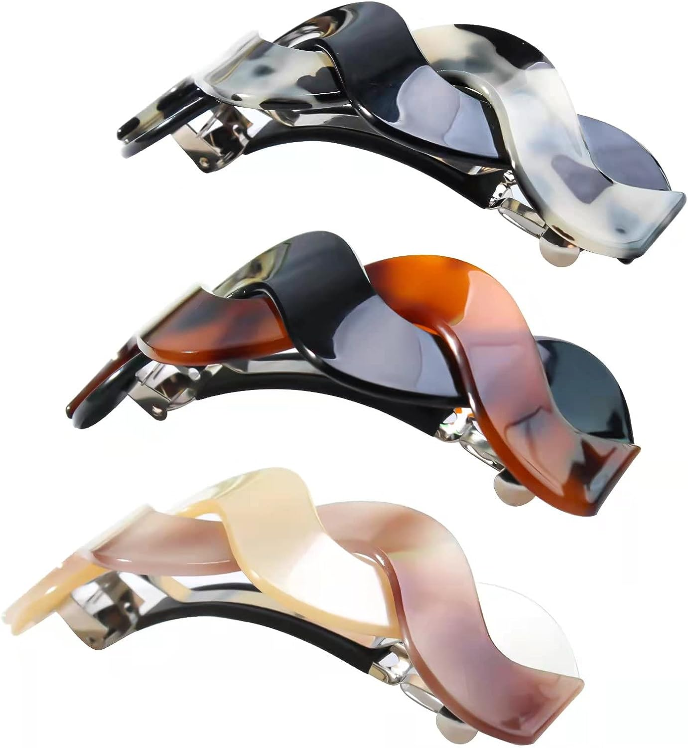 Large Hair Barrettes and Clips for Women'S Thick Hair