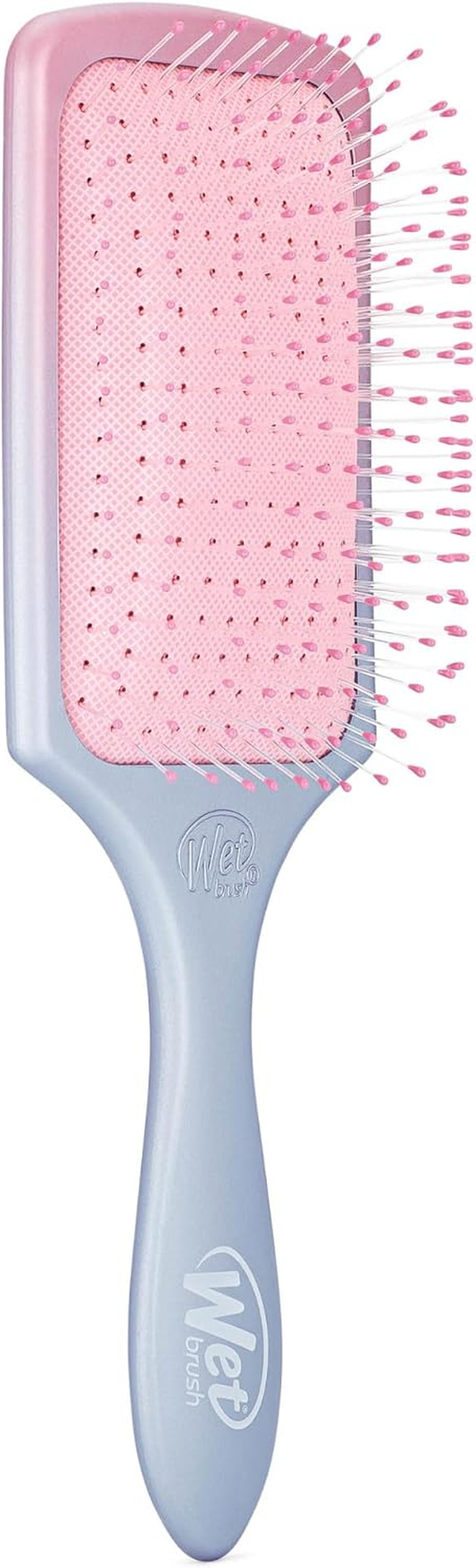 Wet Brush Paddle Detangler Hair Brush, Pink/Purple (Feel Good Ombre) - Ultra-Soft Intelliflex Bristles with Aquavent Design &ndash; Great for Hair Treatments - Pain-Free Brush for Wet Dry Damaged Hair image number 1