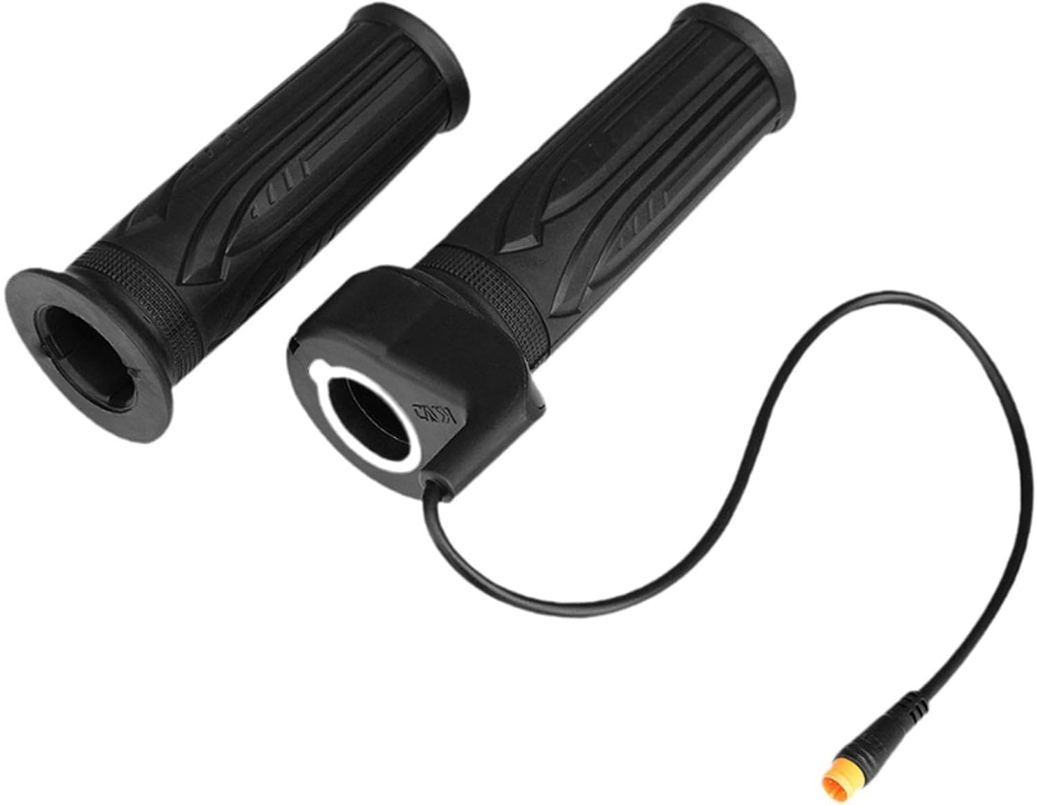Kowaku Throttle Grip with Cable Ergonomic Black Electronic Throttle Grips Handlebar image number 2