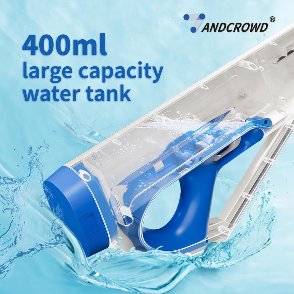 Electric Water Gun Upgraded Version,Fully Waterproof,Auto Reload,Sound and Light Effects When Shooting,Space Technology Styling, Premium Summer Beach Pool Toy for Kids & Adults. image number 5