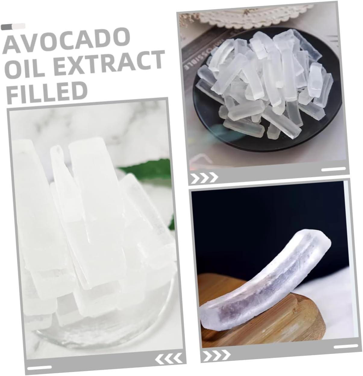 FOMIYES 1Bag Soap Base Handmade Soap Base Exfoliating Refreshing Skin Organic Making Supplies image number 1