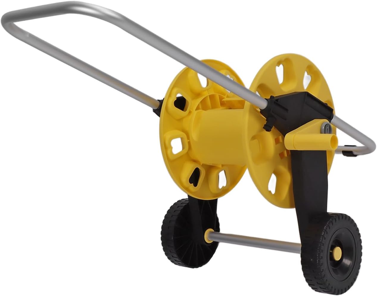 Hose Reel Cart, Corrosion Resistant ABS PP Aluminum Stable Garden Hose Cart for Yard image number 5