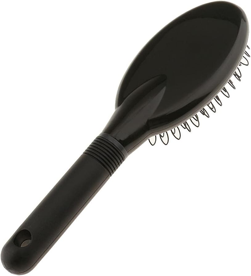 B Blesiya Loop Wigs Brush for Silicone Micro Ring Hair Bun Extension, Black, as Described image number 4