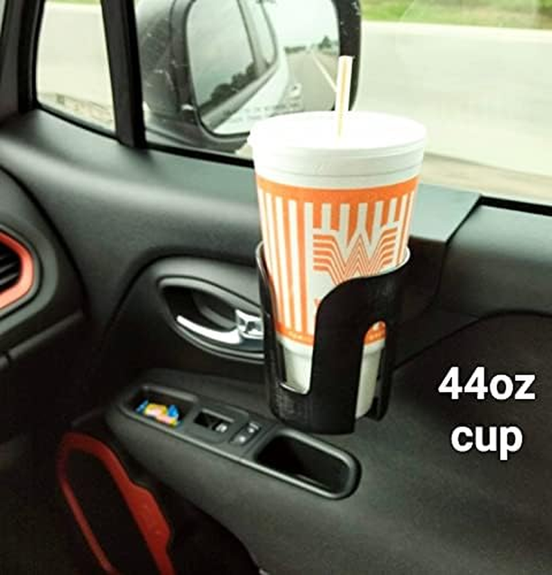 The LEDGE Large Drink Holder, Auto Cup Holder, Black, Plastic, Metal, Universal Fit image number 3