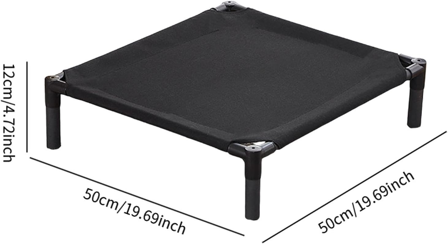 Perfk Elevated Cat Bed Sleeping Lounger Thickened Sturdy Cooling Pet Bed Detachable Cot for Pet Supplies Cat Living Room Indoor, S image number 6