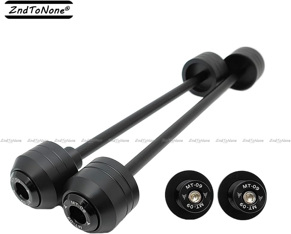 Front Rear Wheel Axle Fork Sliders Swingarm Spools for Yamaha MT09/SP 2021-2024 Motorcycle Left Right Side Falling Crash Protector Stand Bobbins Screw (Full Set) image number 3