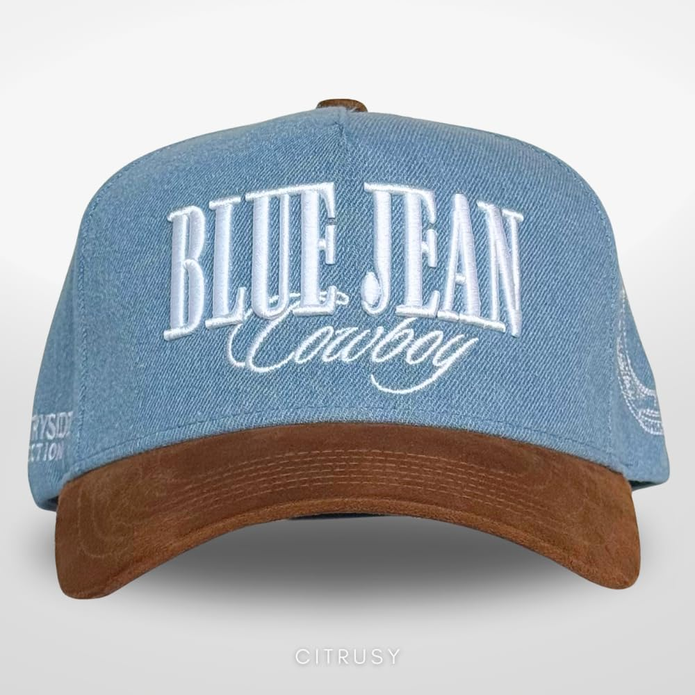 Citrusy Boutique Western Trucker Hat - Retro Men'S & Women'S Two Tone Cotton Cap