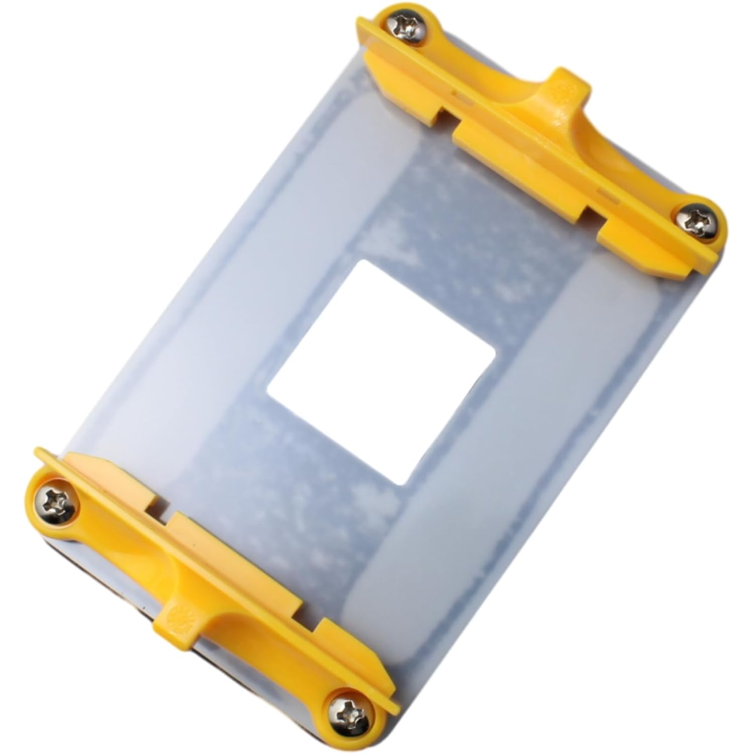 FDXGYH AM4 Backplane Back Bracket AMD CPU Heatsink Bracket Motherboard CPU Fan Cooling Mounting Sheet Plate Bracket (Yellow)