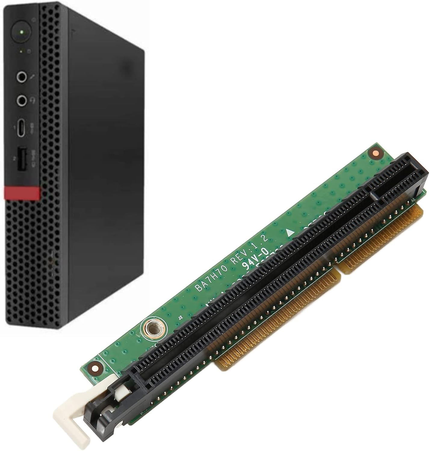 Dpofirs 01AJ940 Pcie Expansion Graphic Card Adapter Board, Supports Tiny5 M920X M720Q P330, Compatible with Rx560 P1000 P620 P600 Rx460, Plug and Play, Pcie X16 Interface image number 2