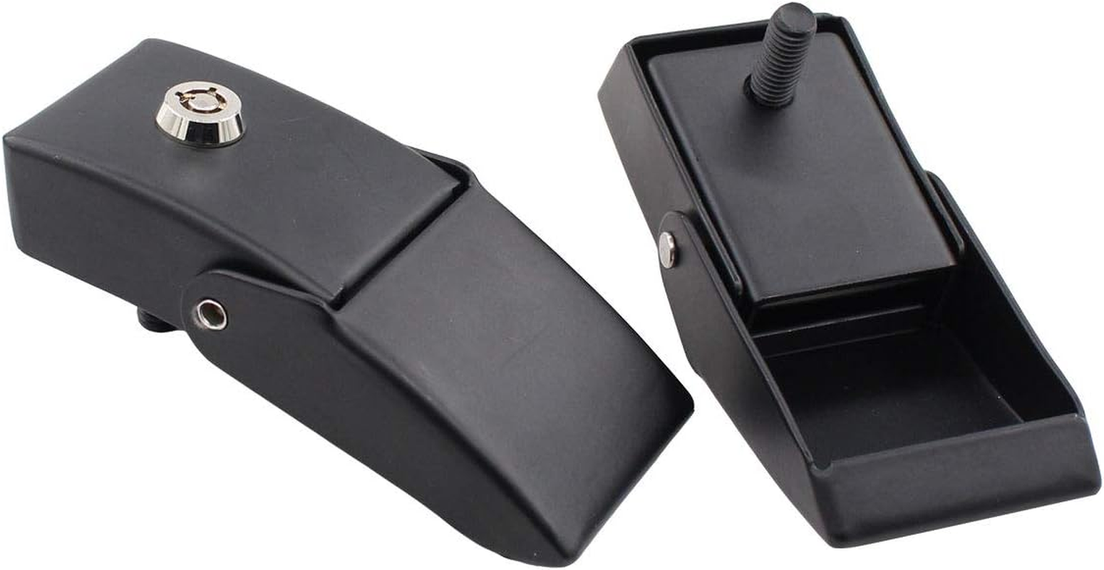 Newyall Pair Hood Latch Catch Lock Accessories Kit for Jeep Wrangler JK JKU 2007-2018 JL JLU Gladiator JT 2018-2023 Aluminum Steel Locking image number 3