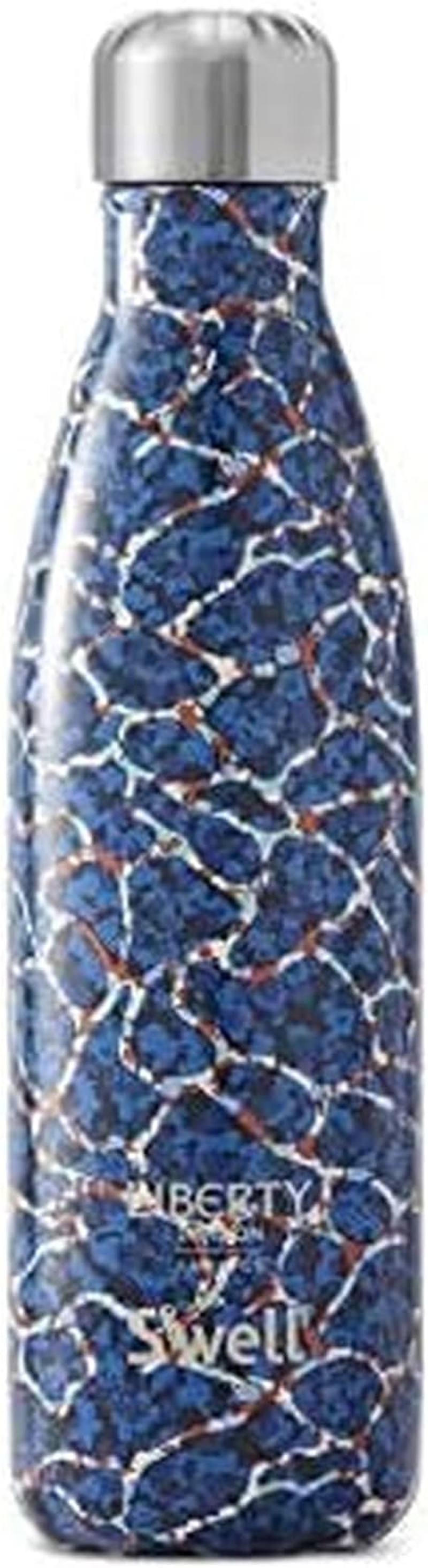 S'Well Stainless Steel Water Bottle, 25Oz, Silver Lining, Triple Layered Vacuum Insulated Containers Keeps Drinks Cold for 48 Hours and Hot for 24, BPA Free, Perfect for on the Go image number 6