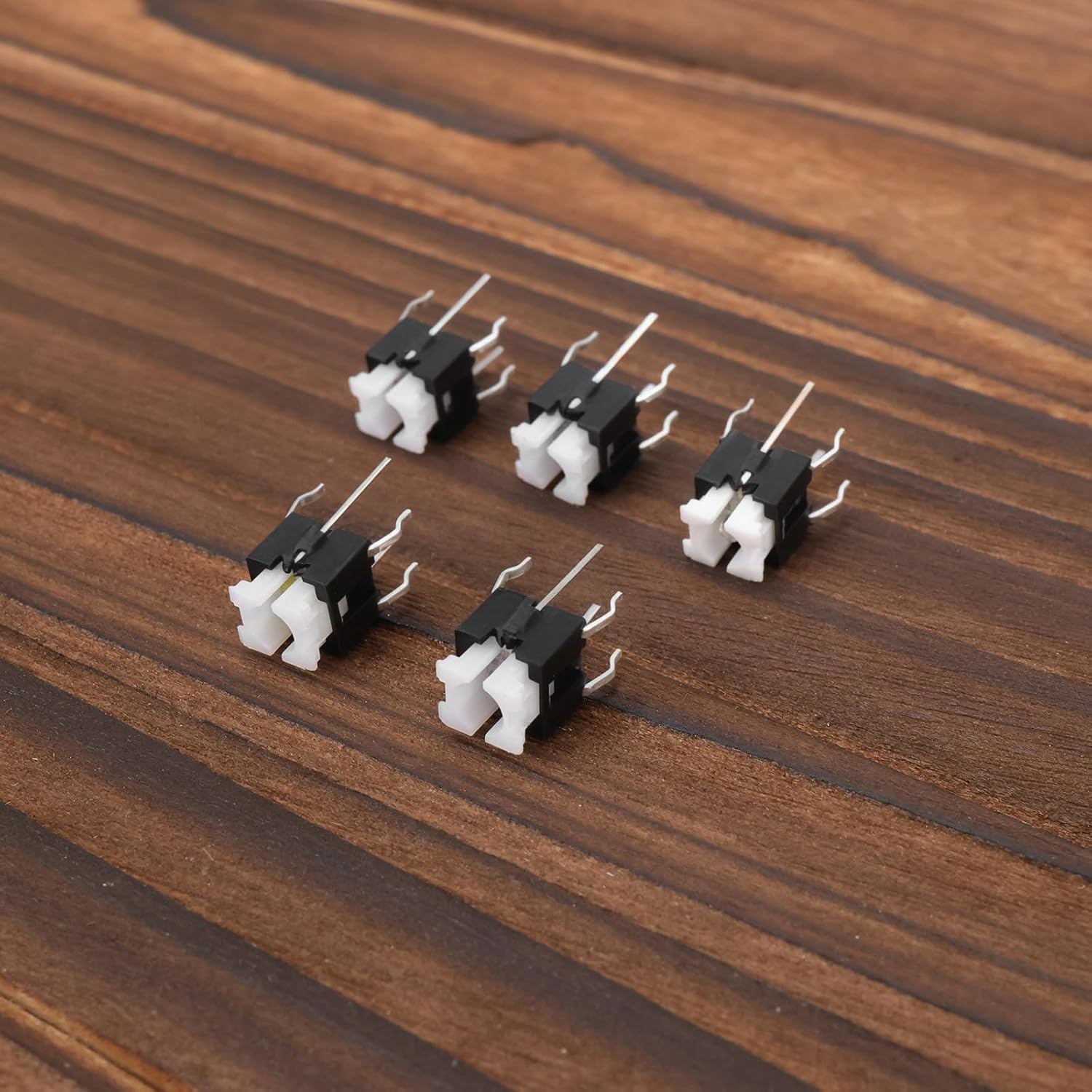 Be in Your Mind 20Pcs Power Switch Button 6Pin Push Button Tactile Momentary Switch for Game Buttons Instruments Computers 6X6X7.2Mm(Red Light Blue Light Yellow Light White Light Emerald Green Light) image number 4