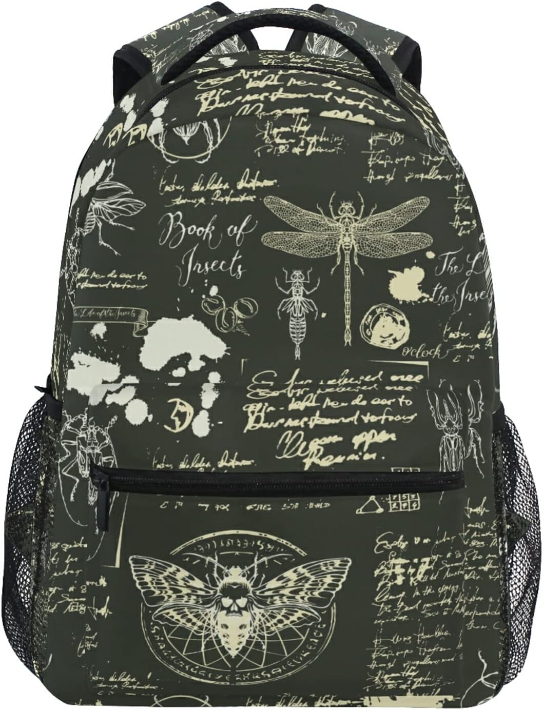 Caihoyu Insect Specimen Backpack for Adults and Teens College School Laptop Shoulder Daypack Travel Business Work Computer Backpack, Insect Specimen, One Size, Daypack Backpacks image number 2